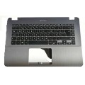 Top case + Teclado compatible para portátil ASUS F505BA Plata 90NB0G12-R31SP0