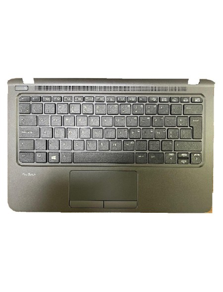 Top case + Teclado compatible para portátil HP 11 G1 Gris oscuro 918555-071