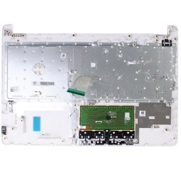 Top case + Teclado compatible para portátil HP 15-BS / 15-BW Blanco Mate
