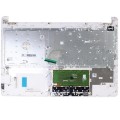 Top case + Teclado compatible para portátil HP 15-BS / 15-BW Blanco Mate