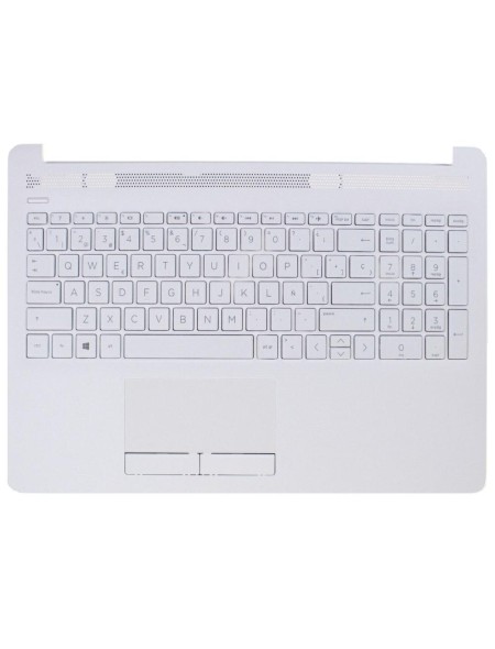 Top case + Teclado compatible para portátil HP 15-DA / 15-DB Blanco L23066-071