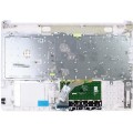 Top case + Teclado compatible para portátil HP 15-DA / 15-DB Blanco L23066-071