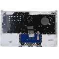 Top case + Teclado compatible para portátil HP 14-DK Blanco L24820-071
