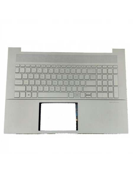 Top case + Teclado compatible para portátil HP 17-CE Blanco L52452-071
