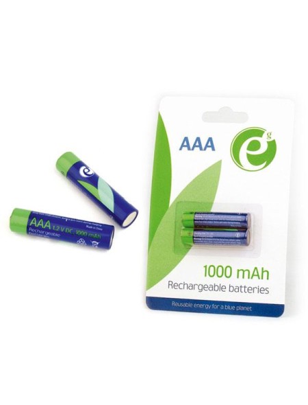Pilas recargables Energenie AAA 1000 mah Ni-mh (2 pcs)  / Eg-ba-aaa10-01