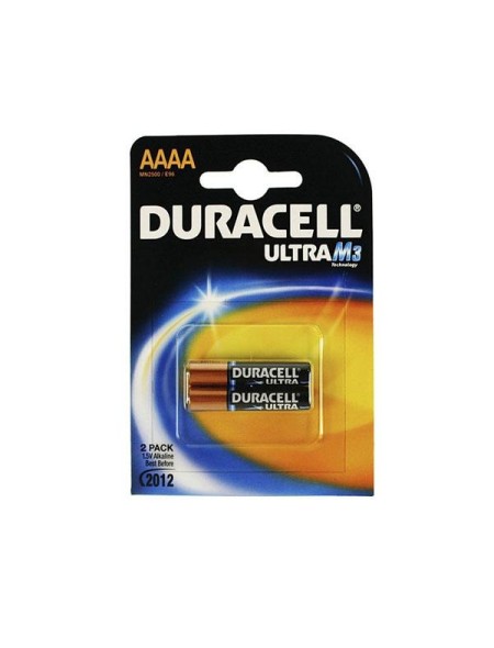 Pilas Duracell Ultra alcalinas AAAA 1.5v (2 unid.) MX2500