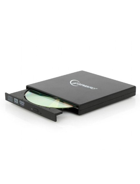 Grabadora Externa CD/DVD Gembird / USB 2.0 / Negra / DVD-USB-04