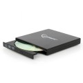 Grabadora Externa CD/DVD Gembird / USB 2.0 / Negra / DVD-USB-04
