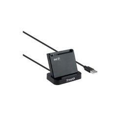 Lector Dni externo Tooq USB 2.0 Vertical / Dni 4.0 / Negro / TQR-220B