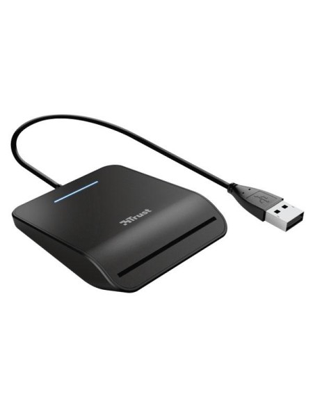 Lector Dni externo Trust Compatible con Dnie - Smartcards / Usb 2.0 / Negro / TRUST23890