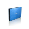 Caja externa aluminio 2.5 USB 2.0 / Sata / 3Go / Azul / HDD25BL13