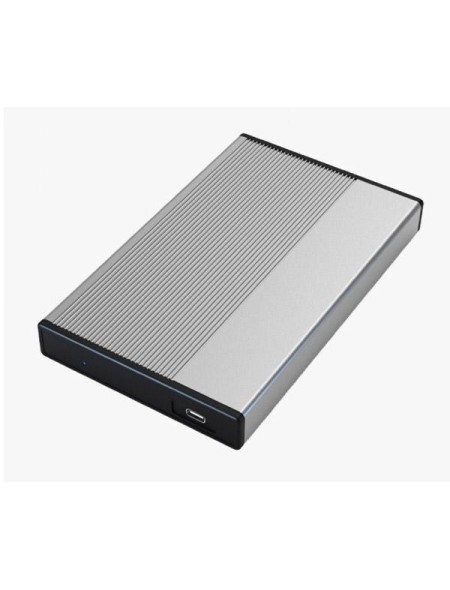 Caja externa aluminio 2.5 Type-C Usb 3.1 / Sata / Aluminio / Screwless / 3Go / Gris / HDD25GYC21