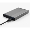 Caja externa aluminio 2.5 Type-C Usb 3.1 / Sata / Aluminio / Screwless / 3Go / Gris / HDD25GYC21