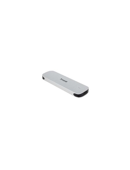 Caja externa SSD M.2 NGFF Type-C 3.1 Gen1 / Tooq / Aluminio / Plata / TQE-2202S