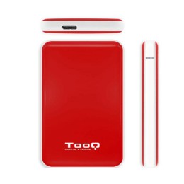 Caja externa 2.5 USB 3.1 gen1 sata Tooq / Rojo / 9.5mm / TQE-2528R