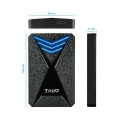 Caja externa Gaming 2.5 USB 3.0/3.1 Gen 1/ Sata / Tooq / 9.5mm / Leds Azul / TQE-2550BL