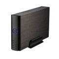 Caja externa aluminio 3.5 USB 2.0 / Ide- Sata Tooq negra  TQE-3520B