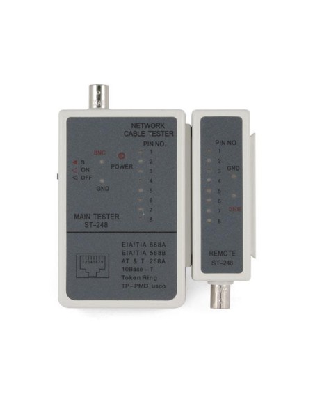 Tester para cables RJ45 y RG58 / Gembird / NCT-1