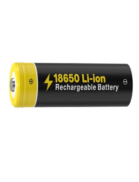 Bateria de litio recargable Icr 18650 / 2600mAh / 3.7 V / Negro /  NR9288 / One+
