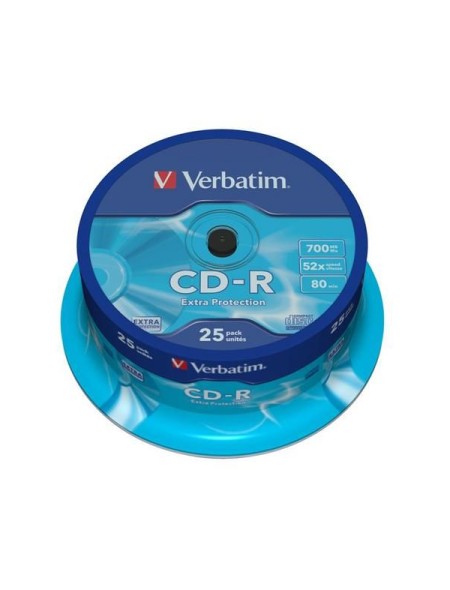 Cd-R Verbatim 700mb Tarrina 25 uds / 43432
