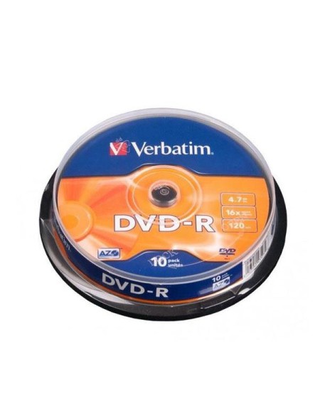 Dvd-R Verbatim 16x tarrina 10 uds DVDVER10