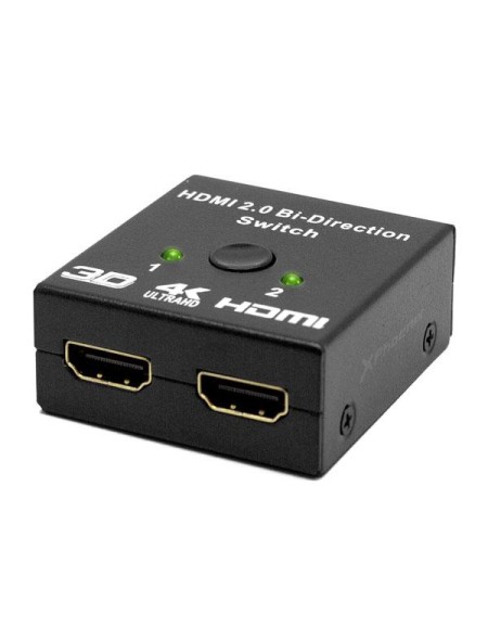 Splitter Hdmi 1x2 / Switch Bidireccional / 4K / 3D / Phoenix / Phhdmisplitter2 / Negro