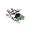 Tarjeta Pci Express Paralelo + 2x Puertos Serie Conceptronic / Spc01g / Adaptador perfil bajo
