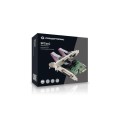 Tarjeta Pci Express Paralelo + 2x Puertos Serie Conceptronic / Spc01g / Adaptador perfil bajo