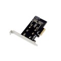 Tarjeta controladora Conceptronic Pci Express Gen 3.0 X4 / 2 Puertos M.2 SSD / EMRICK04B