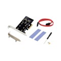 Tarjeta controladora Conceptronic Pci Express Gen 3.0 X4 / 2 Puertos M.2 SSD / EMRICK04B