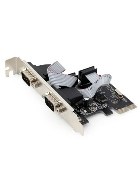 Tarjeta Pci express 2x Puertos Serie Db9 / Rs232 / Adaptador perfil bajo Gembird  SPC-22