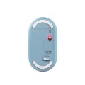 Raton Inalambrico Trust Puck / Recargable / 1600 Dpi / 3 Botones silenciosos / Ultra fino / Ambidiestro / Azul / Trust24126