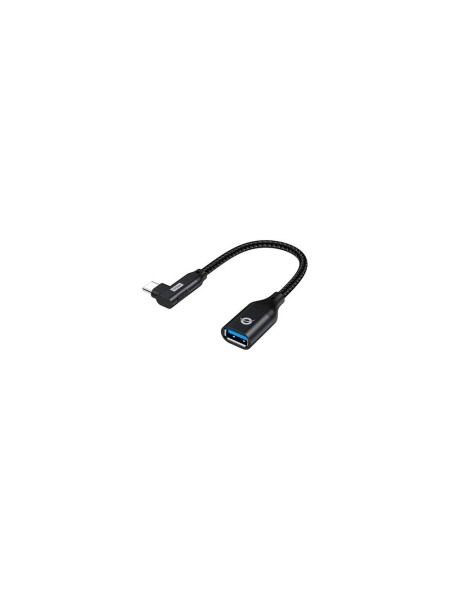 Adaptador OTG Type-C 3.2 Macho a Usb Hembra Conceptronic / Acodado 90º / ABBY19B