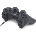 Mando PC Gaming Gembird  / Dual Vibracion / Cable 1.8m / Negro / JPD-UDV-01