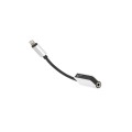Cable adaptador de audio Iphone Lightning a Jack 3.5mm Plata Hembra