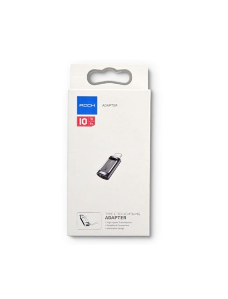 Adaptador OTG lightning a Type C Rock hembra