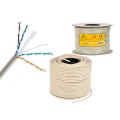 Bobina 305 metros interior Cat.6 UTP Rigido / Gris / UPC-6004SE-SOL / Cablexpert