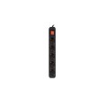 Regleta 5 tomas Lanberg / Proteccion infantil / Cable 1.5m / Negra / ps1-05f-0150-bk