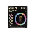Anillo de led MJ300 RGB 30cm para Selfie, Tik Tok + Tripode 1m