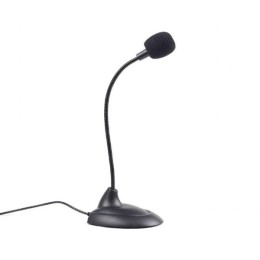 Microfono de sobremesa Gembird / Jack 3.5mm / cable 2m / Negro MIC-205