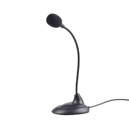 Microfono de sobremesa Gembird / Jack 3.5mm / cable 2m / Negro MIC-205