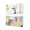 Anillo de Luz led Tree 4 en 1 de mesa Nr9104 2xSoportes Flexibles Movil  1x Soporte Microfono