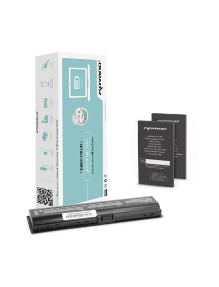 Batería compatible para portátil HP DV2000 / DV6000 10.8V 4400 mAh Movano