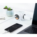 Base de 3 enchufes con interruptor + 4 USB (2 USB A + 2 USB-C) Nanocable 10.37.0001