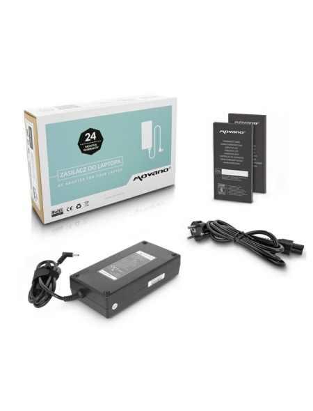 Cargador compatible para portátil HP 200W 19.5V 10.3A 4.5 mm x 3.0 mm pin central Movano