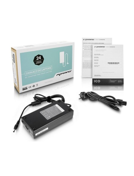 Cargador para portátil Asus / MSI 180W 19V 9.5A 5.5 mm x 2.5 mm Movano