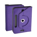 Funda tablet ajustable giratoria ONE+ 7 pulgadas morada