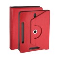 Funda tablet ajustable giratoria ONE+ 7 pulgadas roja