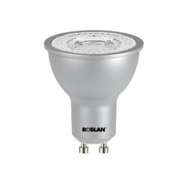 Bombilla LED dicroica Roblan gu10 / 7w / luz calida / 3000k / 580lm / 220-250v ECOSKYC100