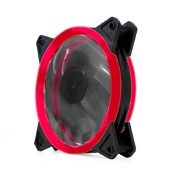 Ventilador caja gaming doble LED Rojo Phoenix Phfactorfan12r / 12cm / Molex 4 pines / silencioso / 1200 rpm